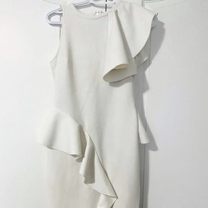 ASOS White Dress Size 6US. Sits Above Knee.